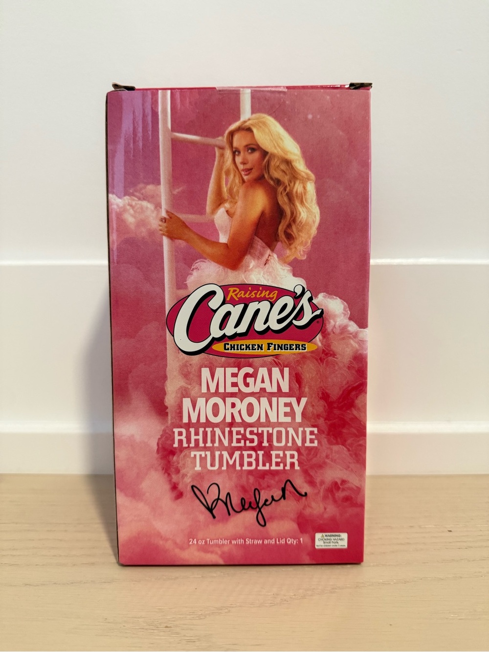 Megan Moroney Pink Rhinestone Tumbler